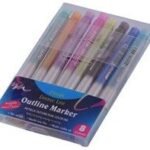 Metallic 8-Piece Outline Marker