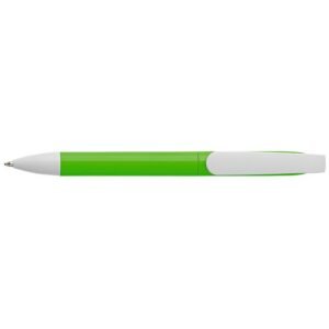 Twist Action Ballpoint Pen With Coloured Barrel