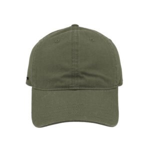 6P Washed Light Canvas Dad Cap
