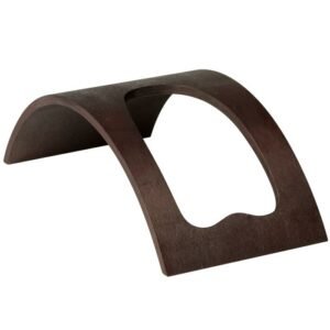 Curved Wooden Wine Bottle Holder